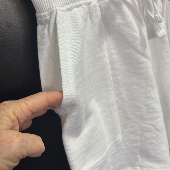 The Sweatshirt Project,Elastic drawstring waist, hip pockets,cotton poly shorts - Picture 2 of 9